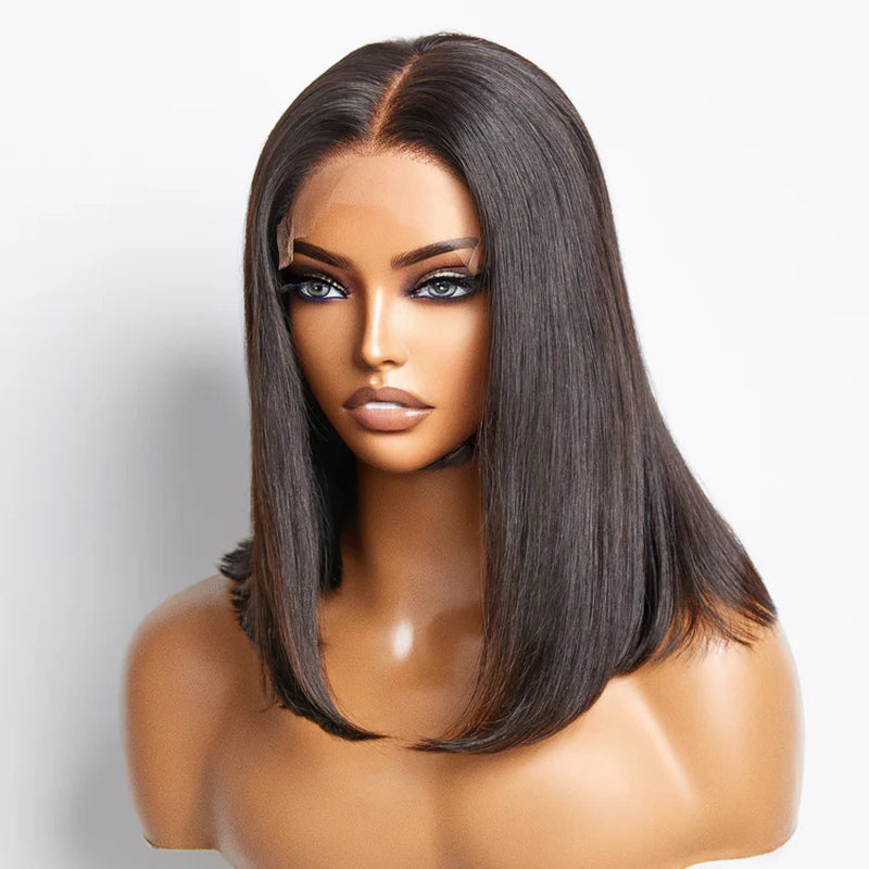 5X5 Glueless Lace Closure Bob Wig 150% Density Straight