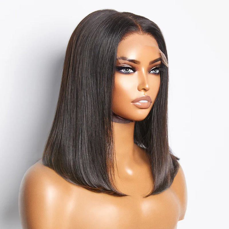 5X5 Glueless Lace Closure Bob Wig 150% Density Straight